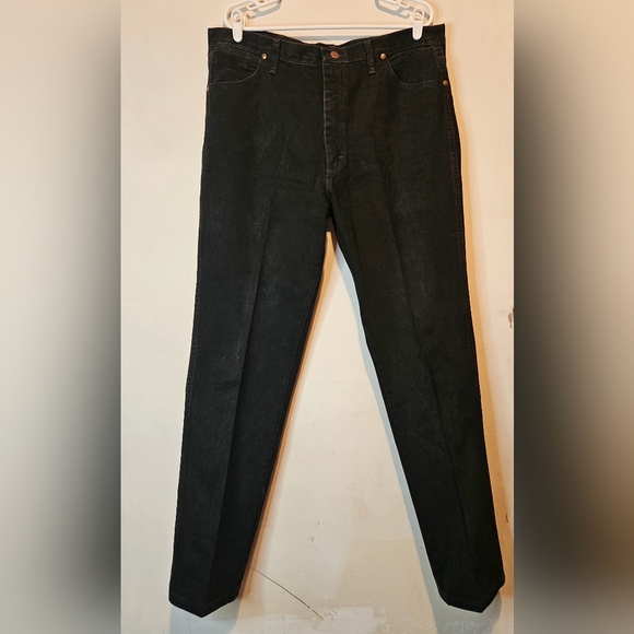 💙Wrangler 936 WBK Cowboy Boot Cut Fit jeans men 38× 34🩵💚 - Picture 1 of 7